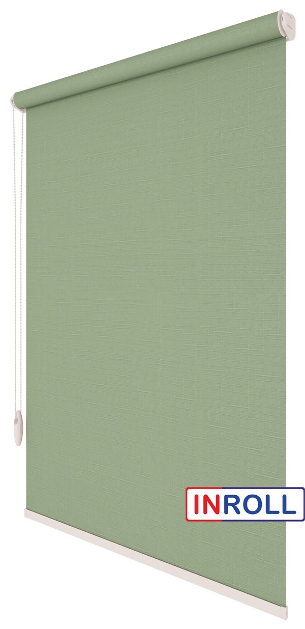 

Ролета тканевая INROLL Есо-Standart 157,5х165 см Len Оливковый 2098