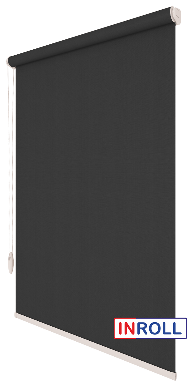 

Ролета тканевая INROLL Есо-Standart 187,5х185 см Camila Черный A646