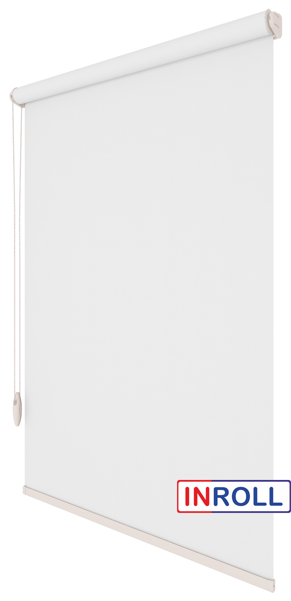 

Ролета тканевая INROLL Есо-Standart 185х185 см Camila Белый A601
