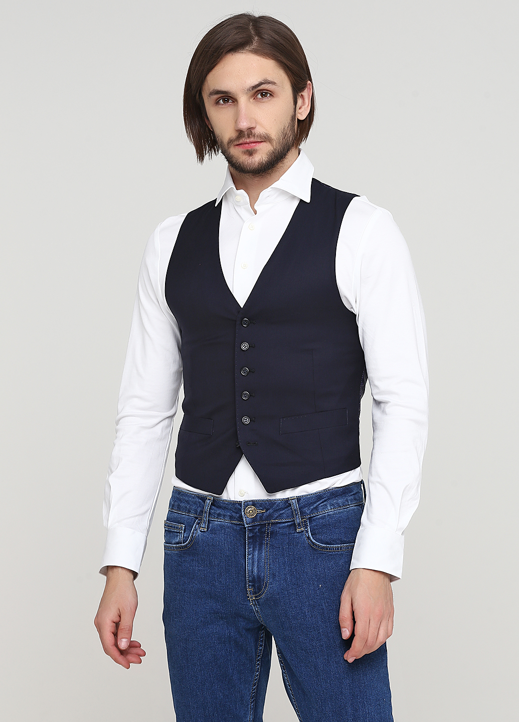 

Жилет Nyden by H&M 50 Темно-синий 0135