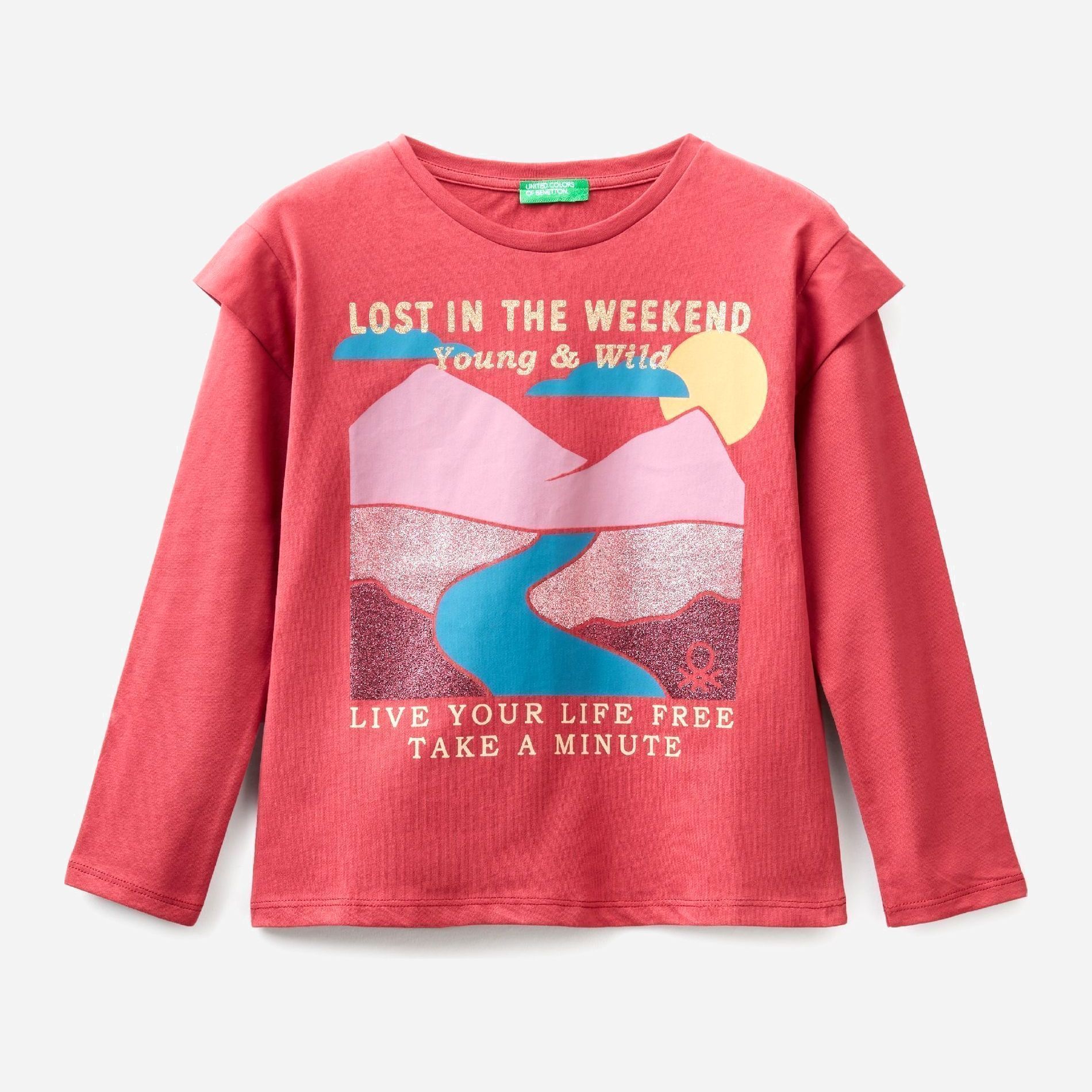 

Футболка с длинными рукавами United Colors of Benetton 3ATNC15F4.G-39J 130 см M