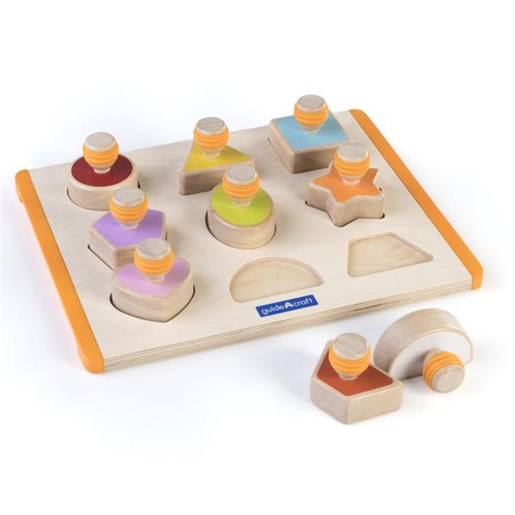 

Развивающая игрушка Guidecraft Сортер Manipulatives Формы с ручками (G6742)