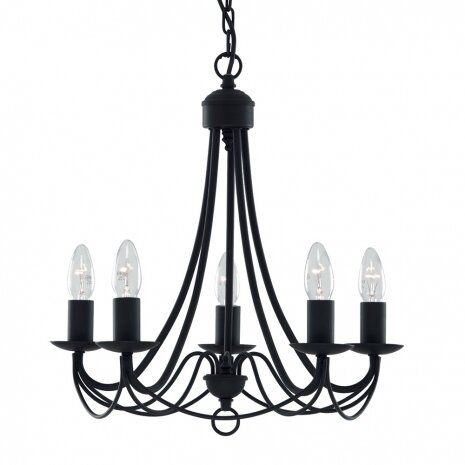 

Люстра Searchlight Maypole 6345-5BK