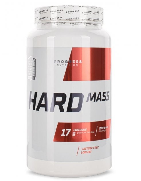 

Гейнер Progress Nutrition Hard Mass 1 кг Клубника