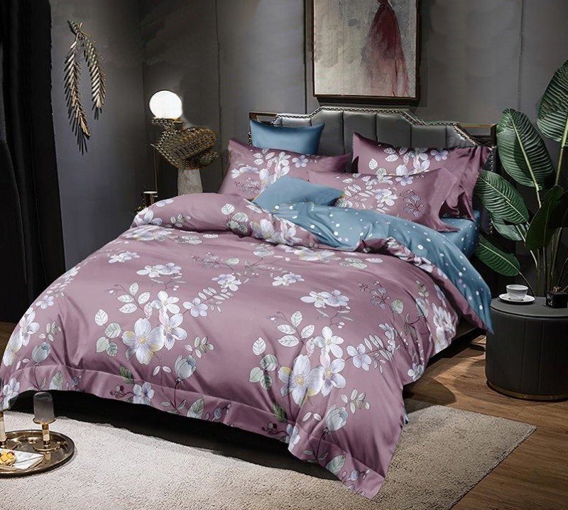 

Комплект постельного белья MirSon Сатин Premium 22-1153 Florenc Семейный 160x220 см