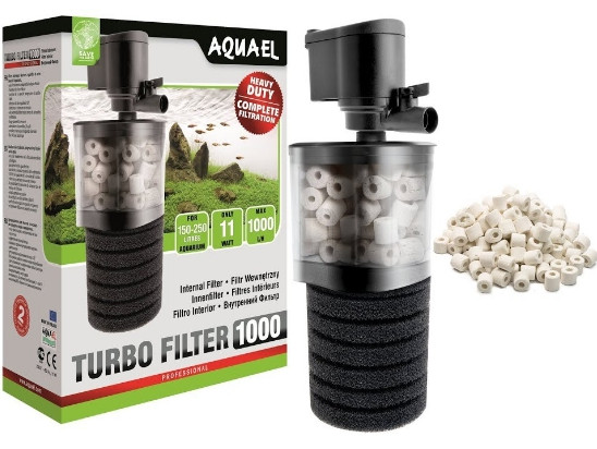 

Внутренний фильтр AquaEl Turbo Filter 1000 для аквариума до 250л