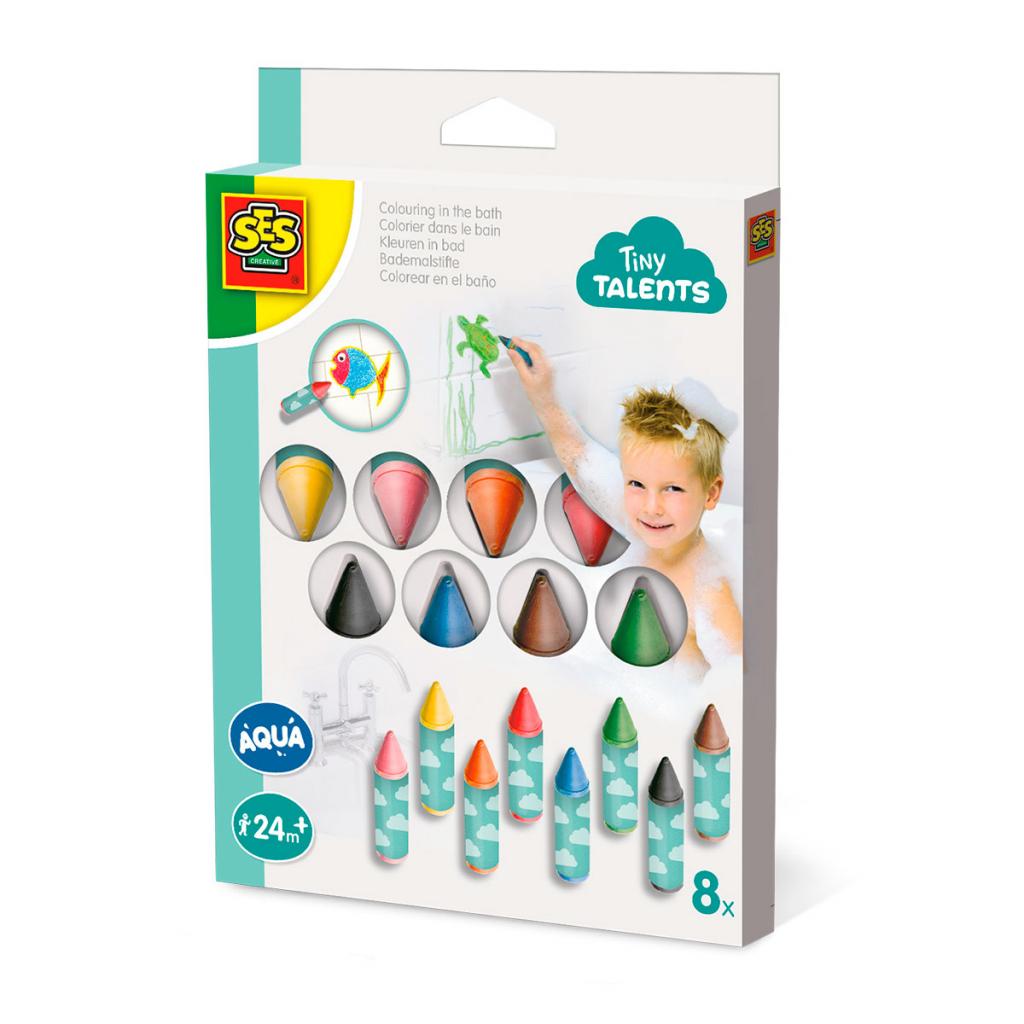 

Карандаши цветные Ses Creative Tiny Talents Водные Забавы 8 карандашей (13096S)