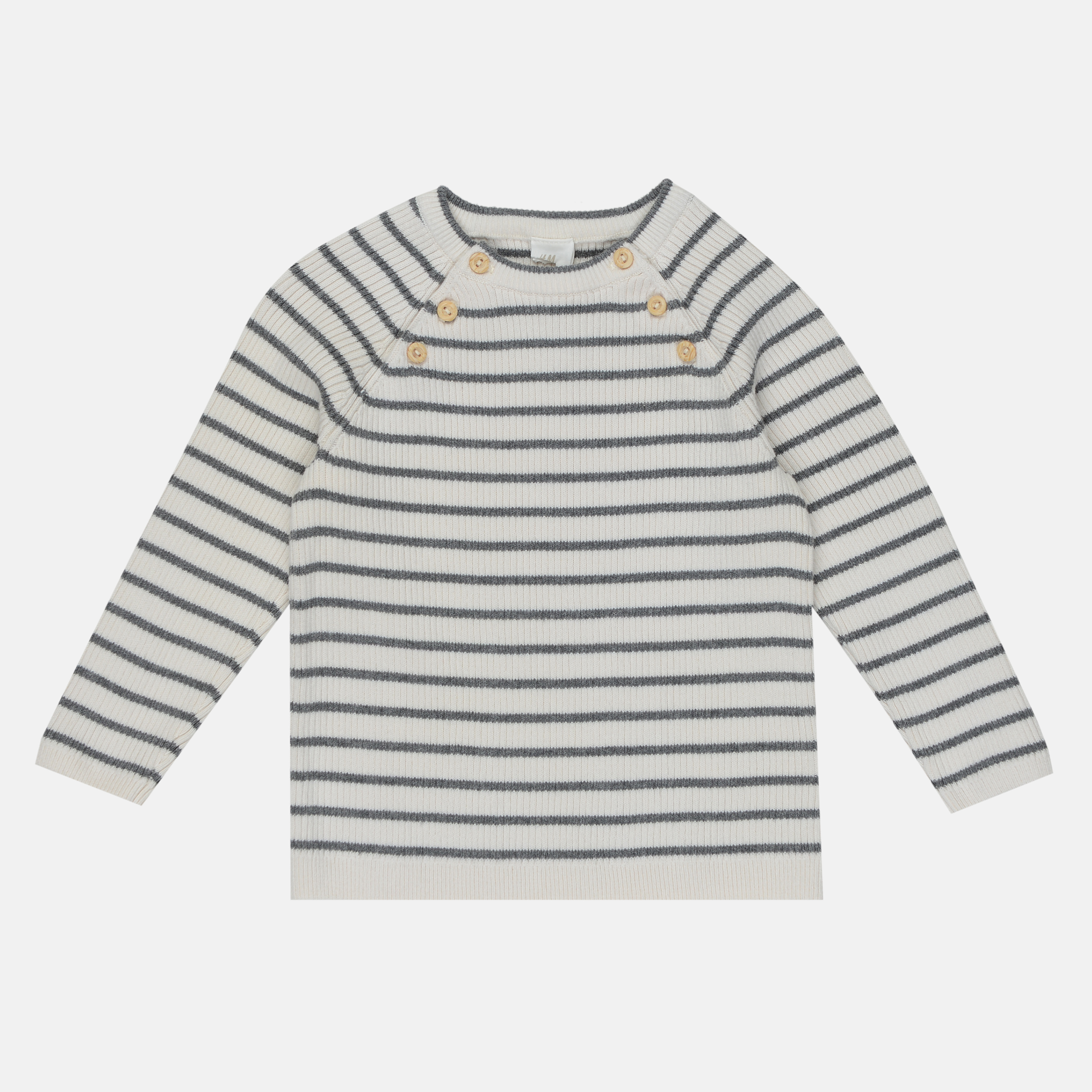 

Джемпер H&M 2803-7768782 92 см Белый/Полоска