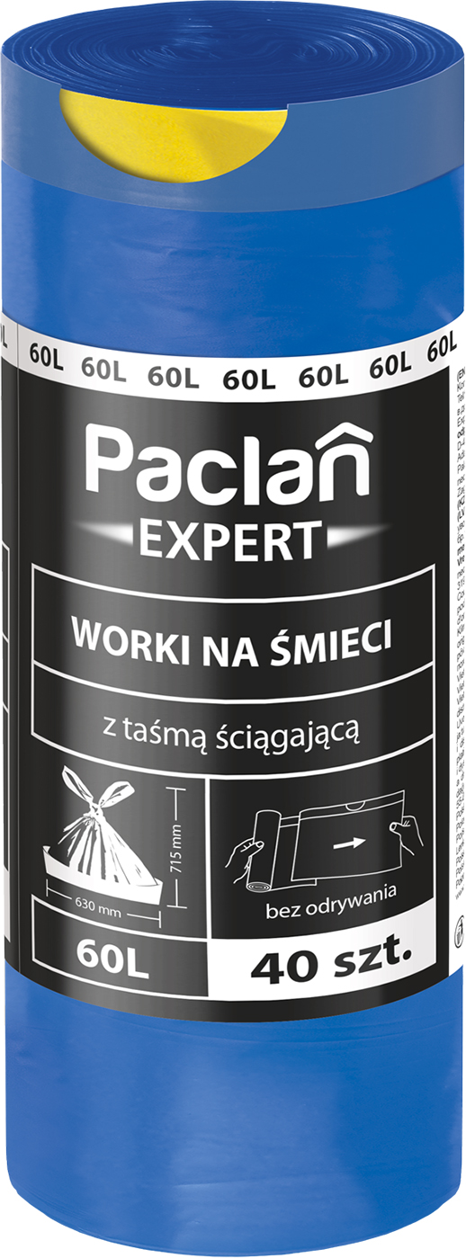 

Мешки для мусора Paclan Expert 60 л х 40 шт