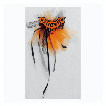 

Брошь Летучая мышь Halloween 16-822BLK-OR (NAT04504)