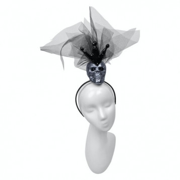 

Обруч Queen Skull Halloween 20-858BLK-SL (NAT04637)