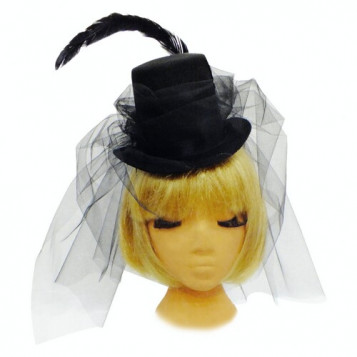 

Шляпка Наездница Halloween 16-713BLK