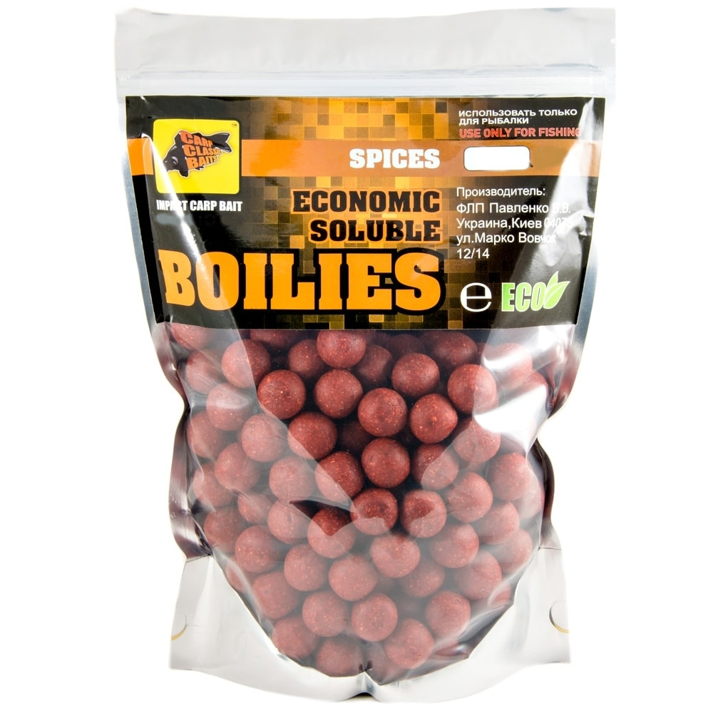 

Бойлы CCBaits Economic Soluble Spices 20mm 3kg (CCB002594)