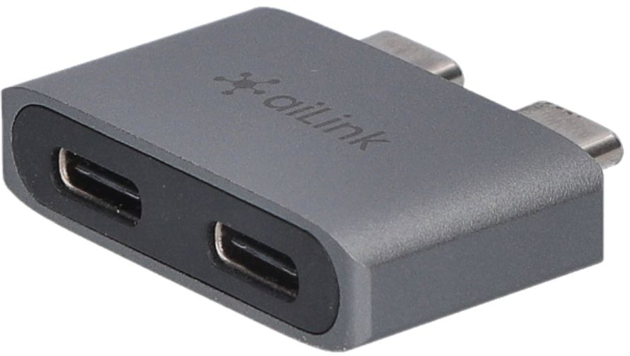 Акція на USB-хаб адаптер Ailink Aluminium USB-C Protection Hub Space Grey (AI-DC2_sg) від Rozetka UA
