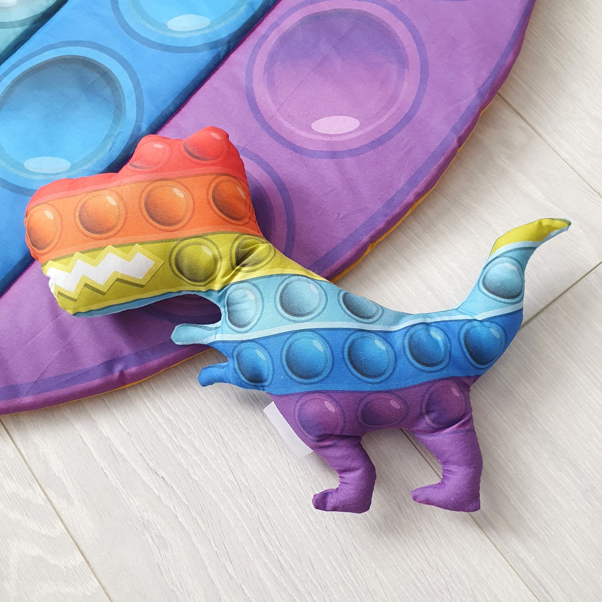 

Мягкая игрушка в стиле Pop It MammyDo Dino разноцветная