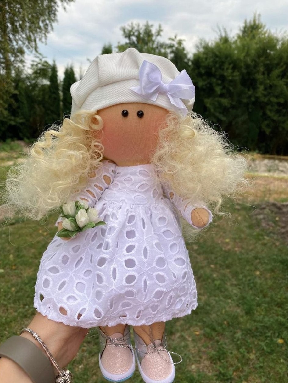 

Текстильная кукла игрушка ручной работы Тильда Ангел Hand Made One