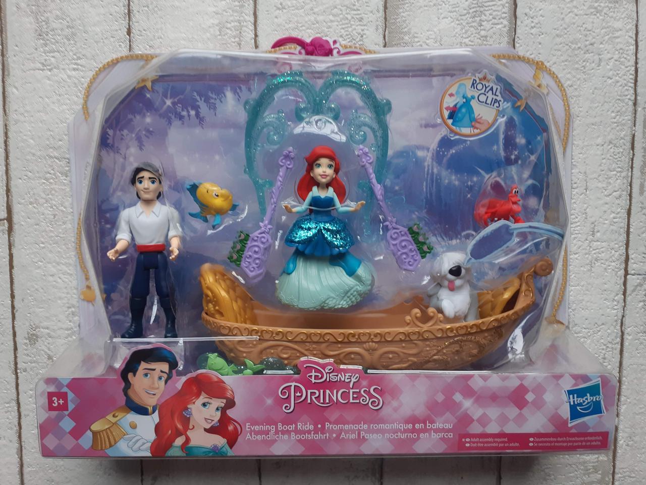 

Кукла Hasbro Disney Princess 7.5 см. ARIEL сцена из фильма E3077