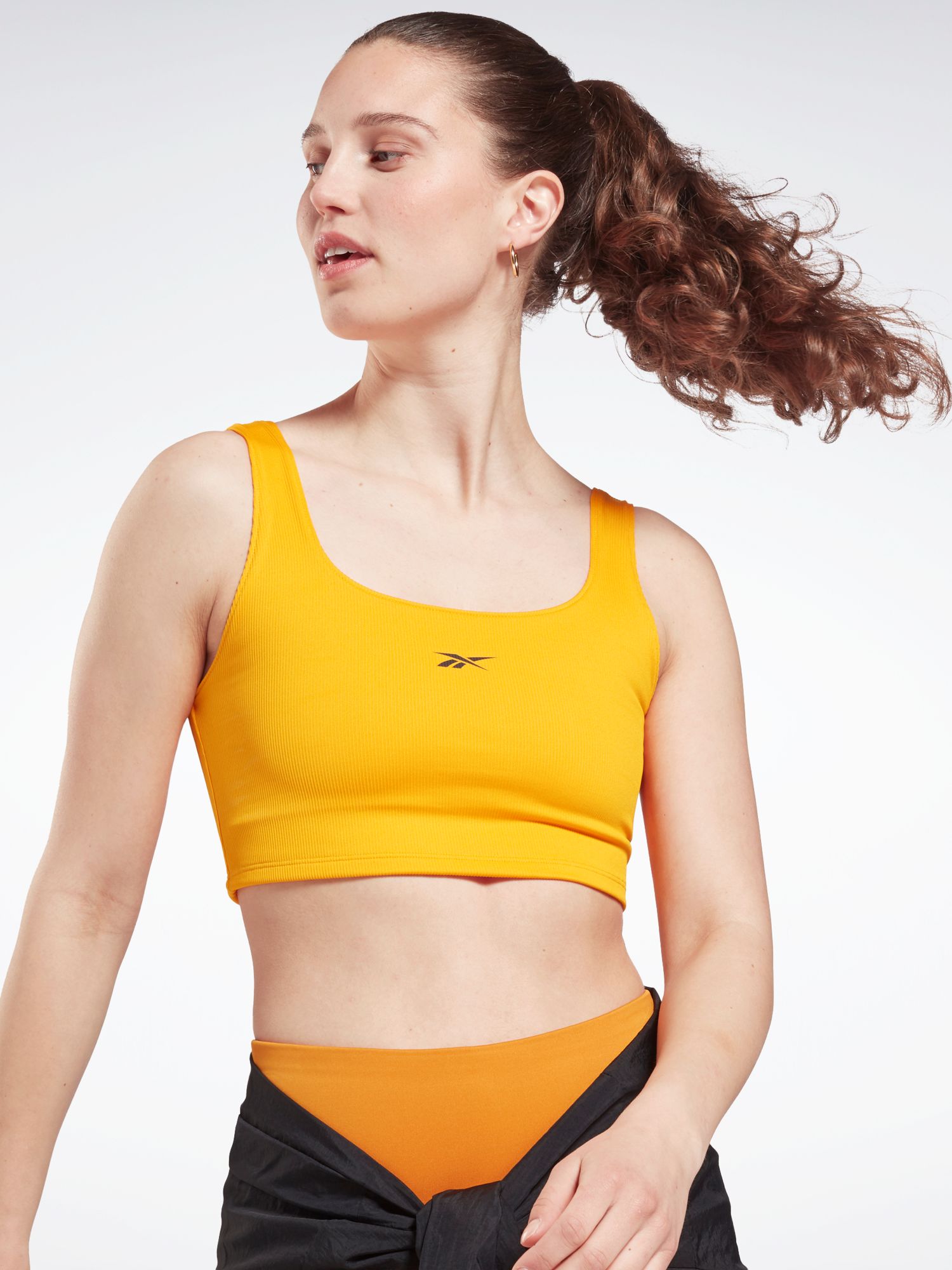 

Спортивный топ Reebok Wor Rib Bralette Sesogo GS1951  Semi Solar Gold, Спортивный топ Reebok Wor Rib Bralette Sesogo GS1951 XS Semi Solar Gold