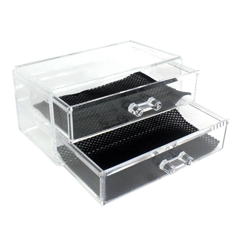 

Подставка косметологическая YRE шкатулка прямоугольная с 2 выдвижными ящиками (SF-1005-3) (0053518)