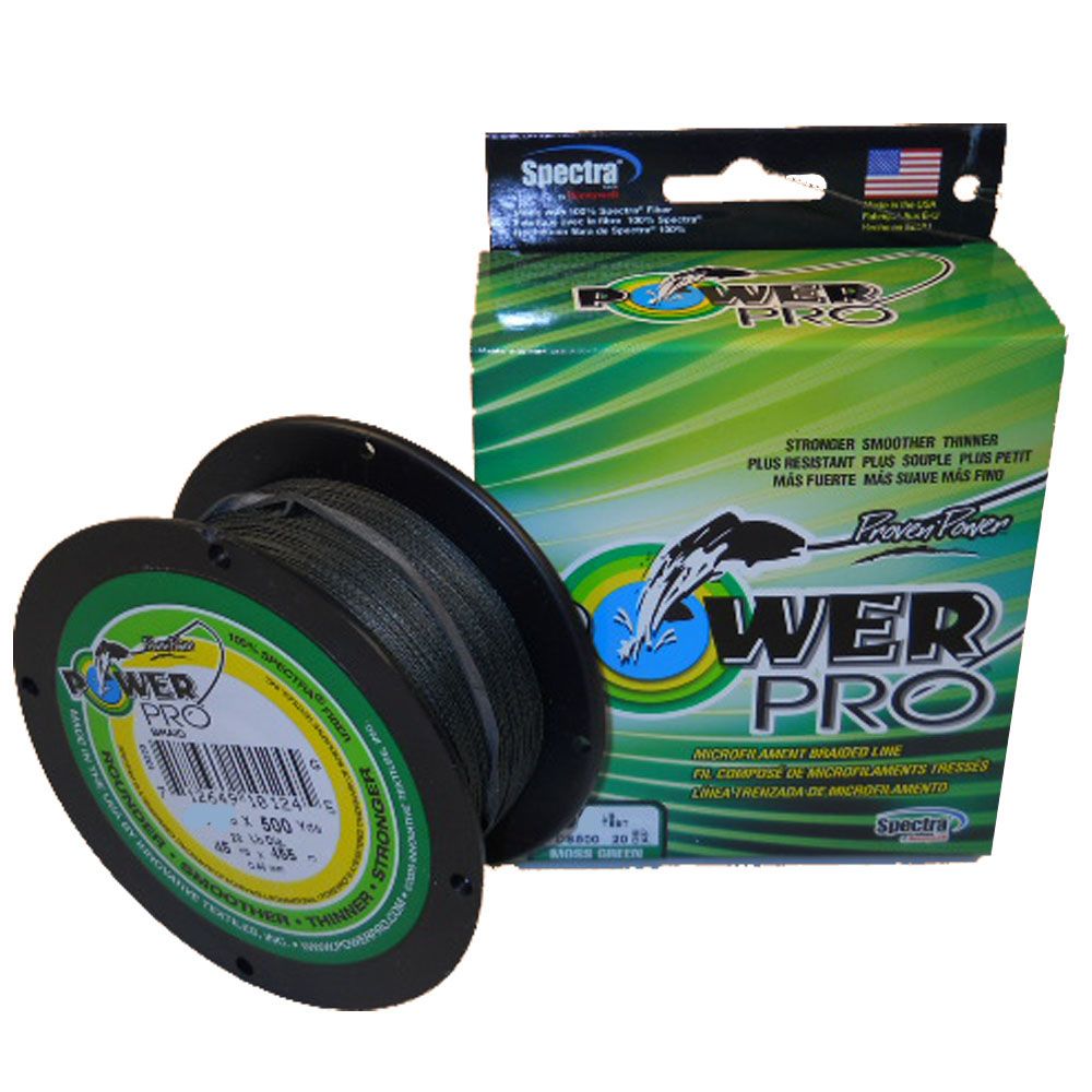 

Шнур Power Pro 455m Moss Green 0.36 66lb/30kg