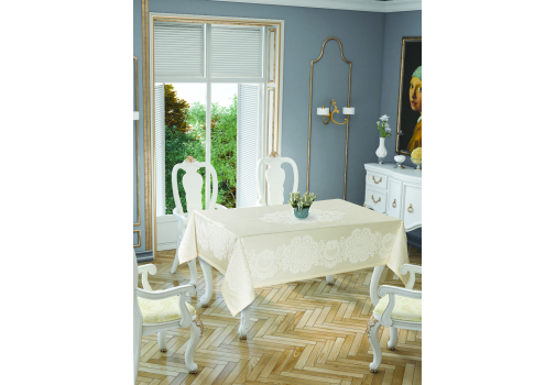 

Скатерть Tropik home Royal Cream 5698-5 Кремовый