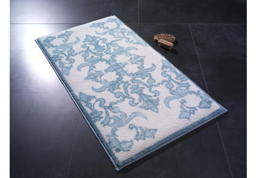 

Коврик для ванной Confetti Shabby Damask Mavi 57*100 Синий