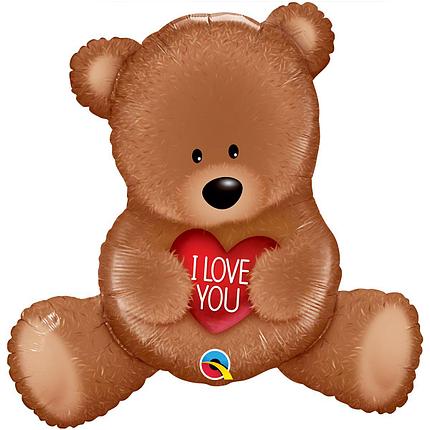 

Фигура Мишка с сердцем I love yo (Qalatex) 75823
