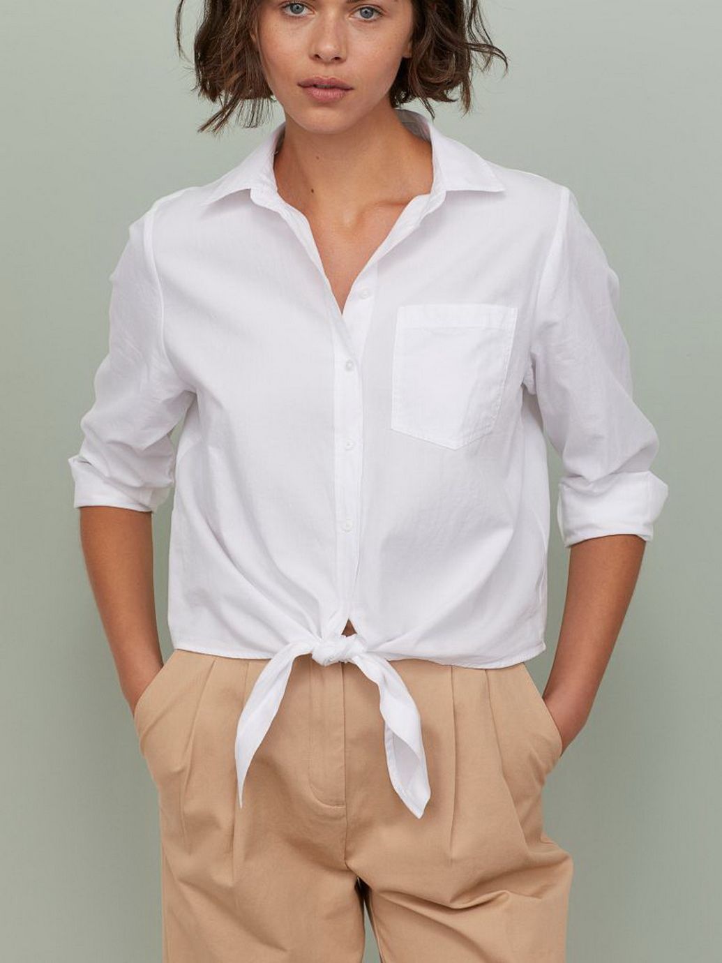 

Рубашка H&M 0817152-1 XL Белая (СА2000001863183)