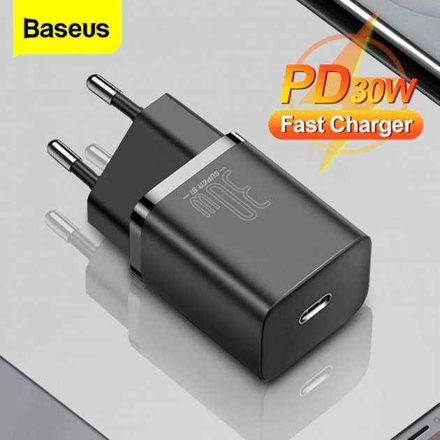 

Зарядное устройство Baseus 30W Quick Charge Type-C black