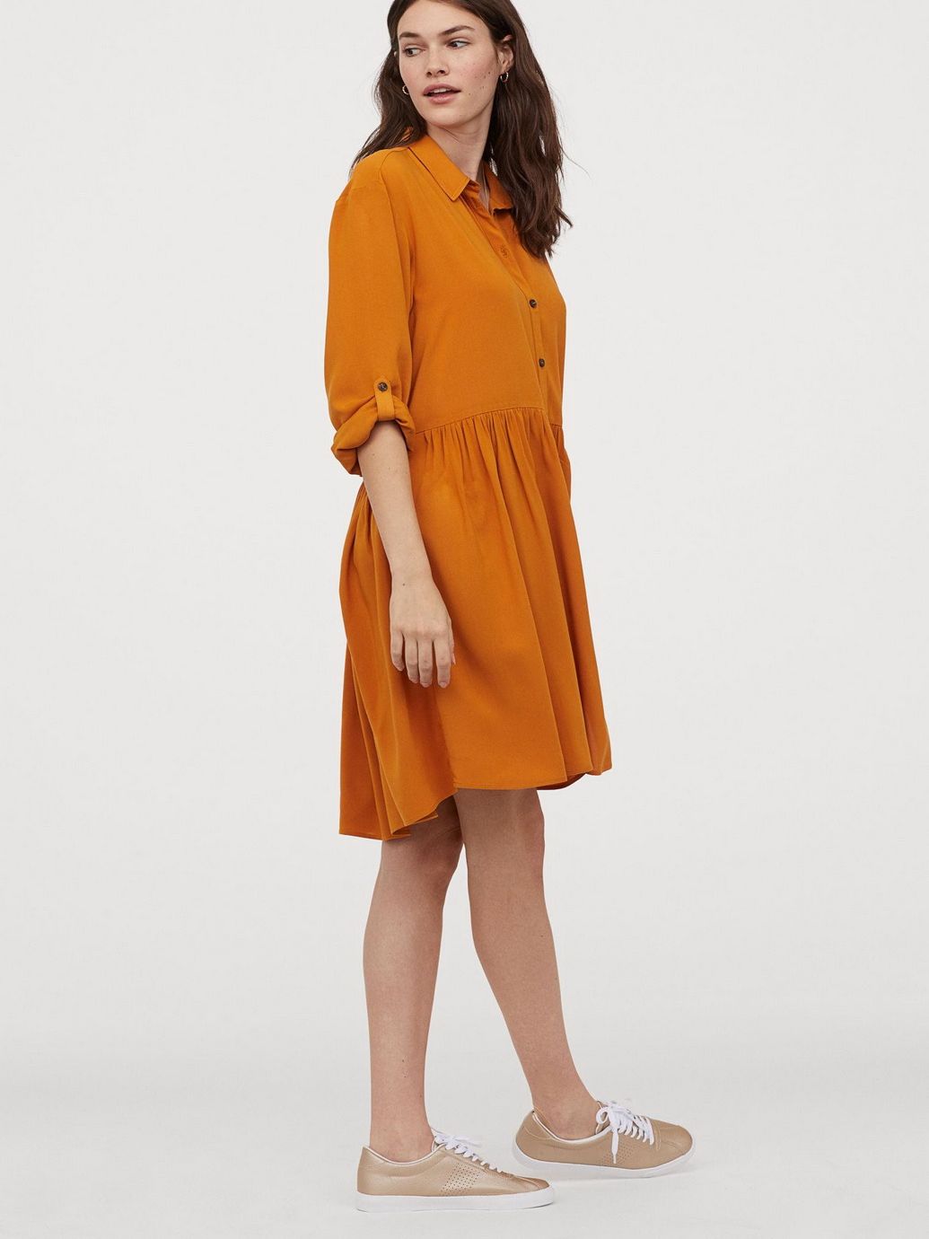 

Платье H&M 0859622-1  Горчичное, Платье H&M 0859622-1 38 Горчичное