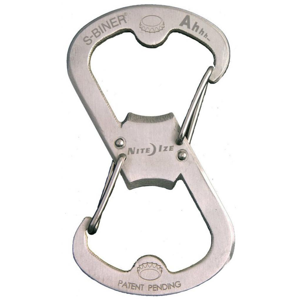 

Карабин туристический Nite ize Carb SS Opener NI812 Steel (4823082710959)