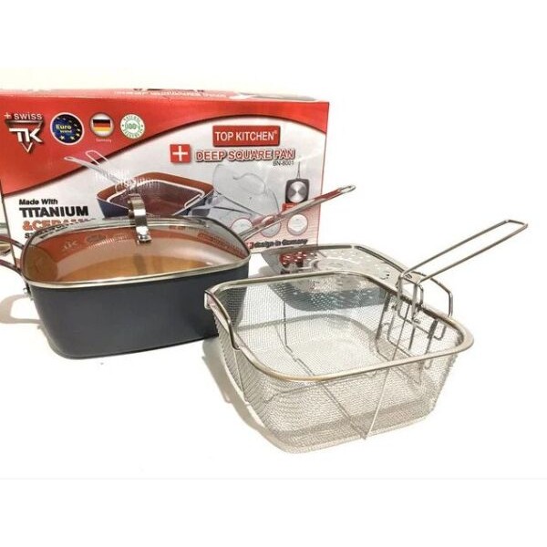 

Сковородка - фритюрница ,пароварка TOP KITCHEN BN-8001с крышкой