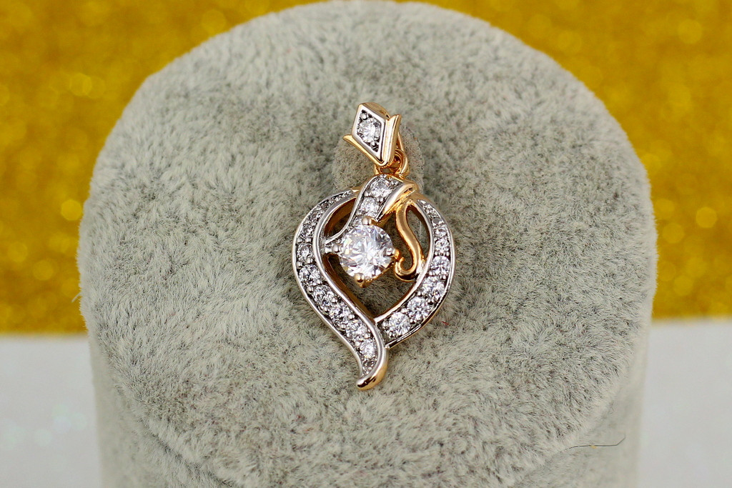 

Кулон Xuping Jewelry для тонкой цепи 2,8 см золотистый