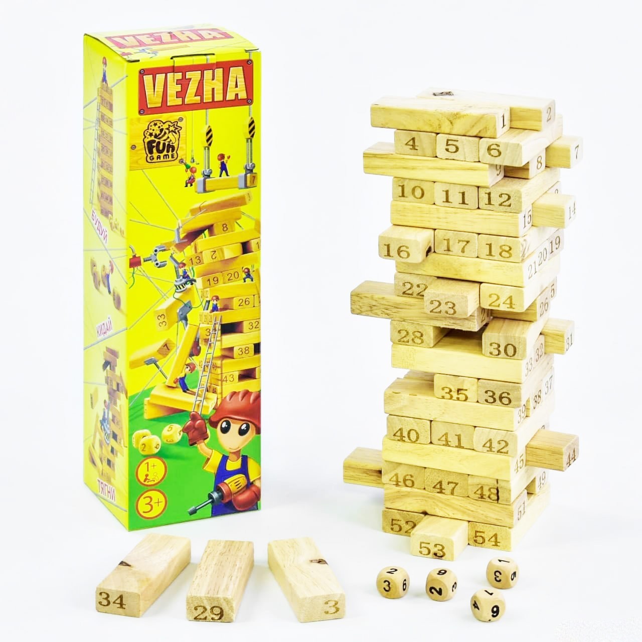 

Детская деревянная игра Башня