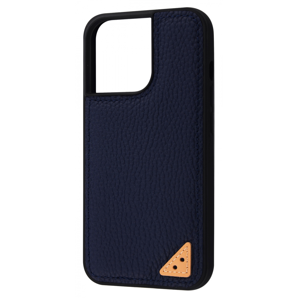 

Чехол Melkco Premium Leather Case для iPhone 13 Pro blue