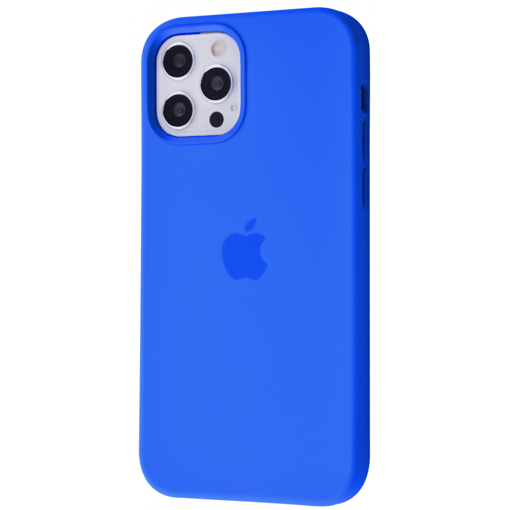 

Чехол Silicone Case with MagSafe для iPhone 12/12 Pro capry blue