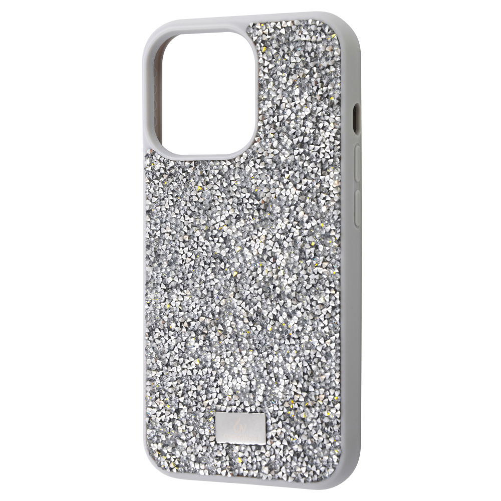 

Чехол Bling World ROCK DIAMOND для iPhone 13 Pro silver