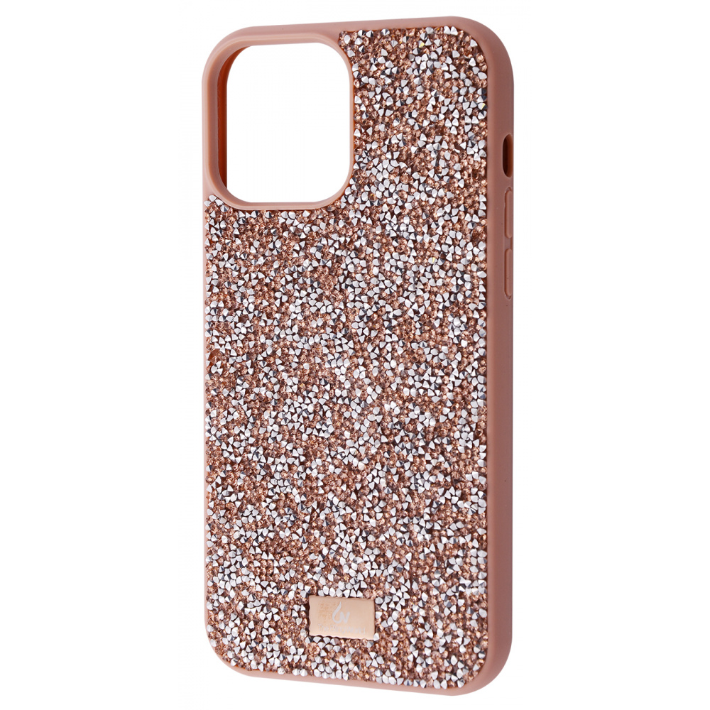 

Чехол Bling World ROCK DIAMOND для iPhone 13 mini rose gold