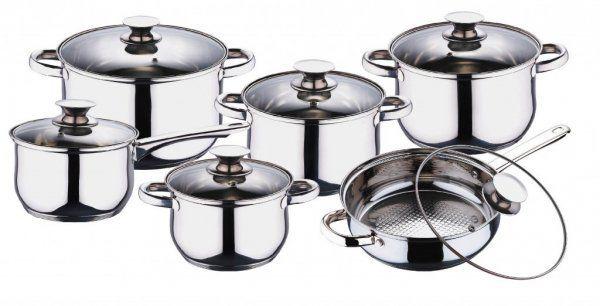 

Набор посуды Blaumann Gourmet Line из нержавеющей стали 12 пр. (1031-BL)