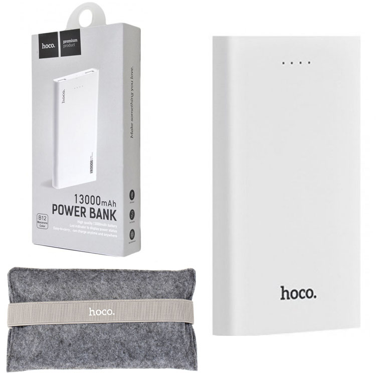 

Power Bank Hoco B12 13000 mAh Original белый