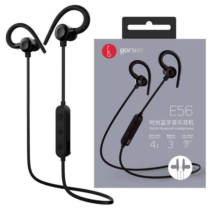 

Bluetooth наушники с микрофоном Gorsun GS-E56 черные