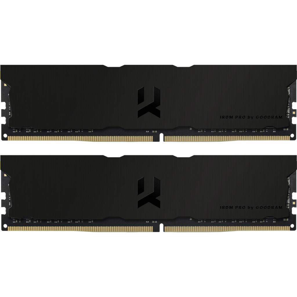 

Модуль памяти для компьютера DDR4 16GB (2x8GB) 3600 MHz Iridium Pro Deep Black Goodram (IRP-K3600D4V64L18S/16GDC)