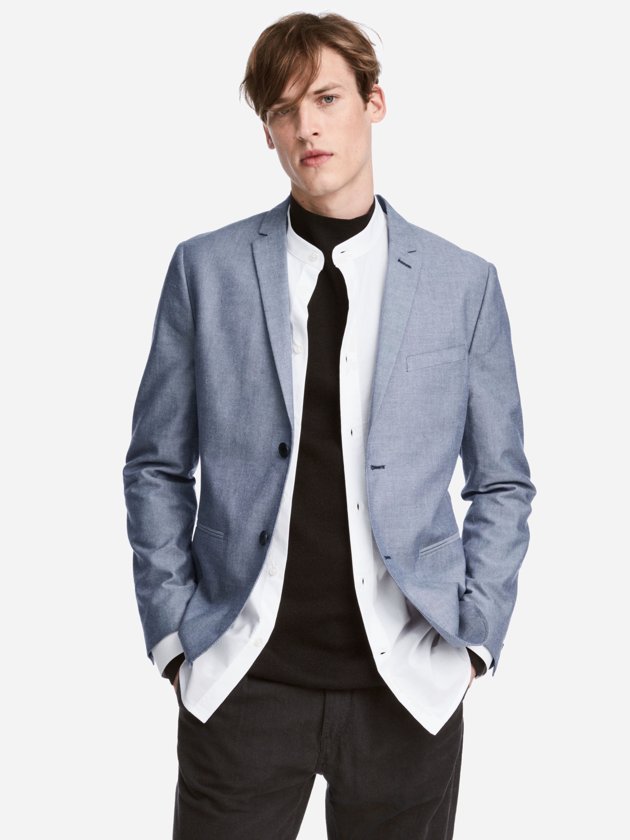 

Пиджак H&M XAZ069325LUXH  Сине-белый, Пиджак H&M XAZ069325LUXH 44 Сине-белый