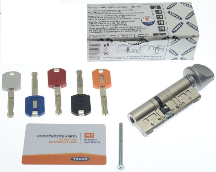 

Цилиндр TOKOZ PRO 90 35x55Т (Хром мат.) ключ/тумблер