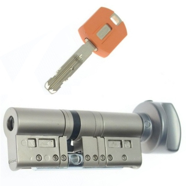 

Цилиндр TOKOZ PRO 100 30x70Т (Никель мат.) ключ/тумблер