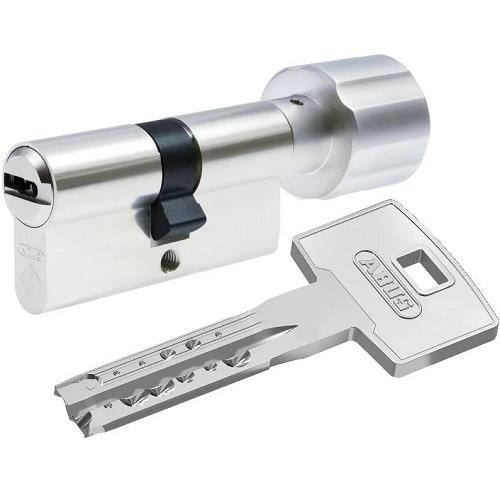 

Цилиндр Abus X12R 125 (60x65т) ключ-тумблер матовый хром