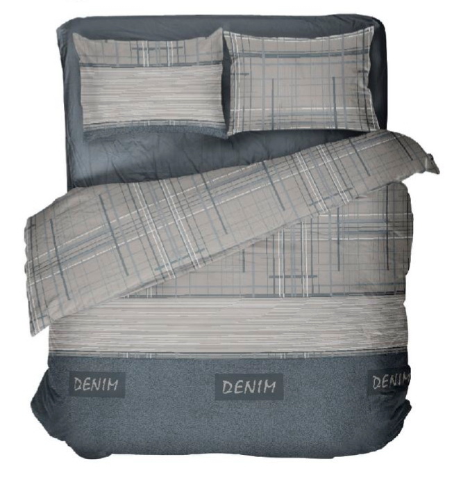 

Комплект постельного белья Зоряне сяйво Denim полуторный (4124_6152,01)