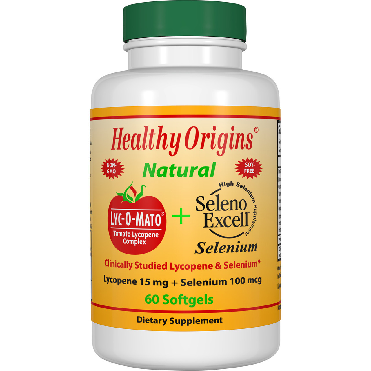 

Минеральный комплекс Healthy Origins Lyc O Mato + seleno excell 60 капсул (333256)