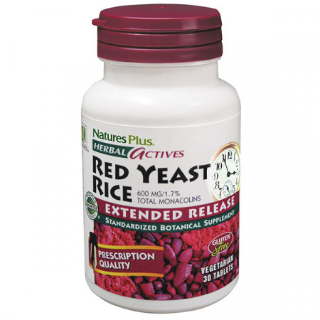 

Препарат для поддержания сердечно-сосудистой системы Natures Plus Herbal Actives Red yeast Rice 600 мг 30 таблеток (333406)
