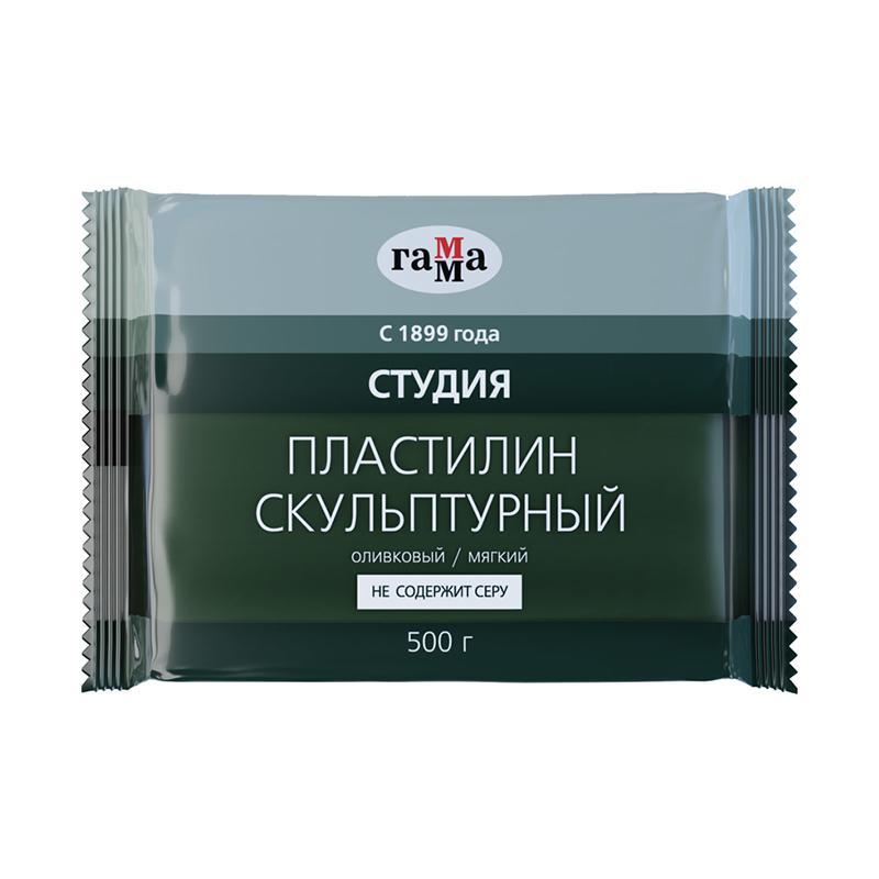 

Пластилин скульптурный мягкий, 0,5 кг Гамма Студия